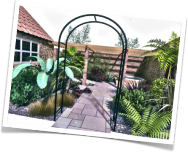 Computer generated garden design