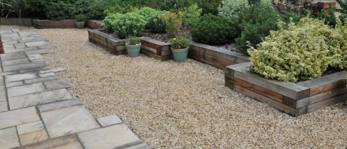 GeneralGarden11-1024x680 Raised railway Sleeper beds